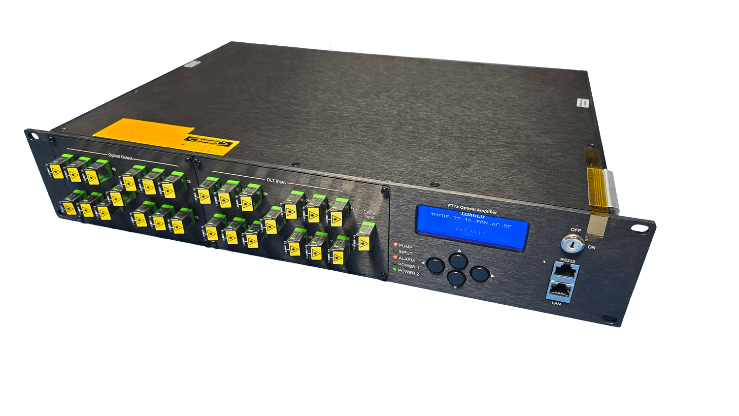 2U High Power EDFA Optical Amplifier