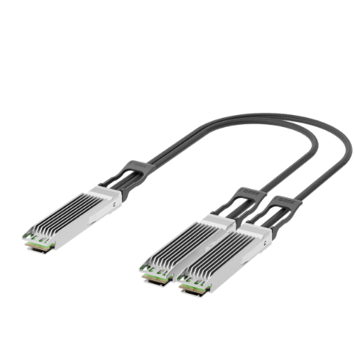 OSFP 1.6T to 2x OSFP 800G DAC