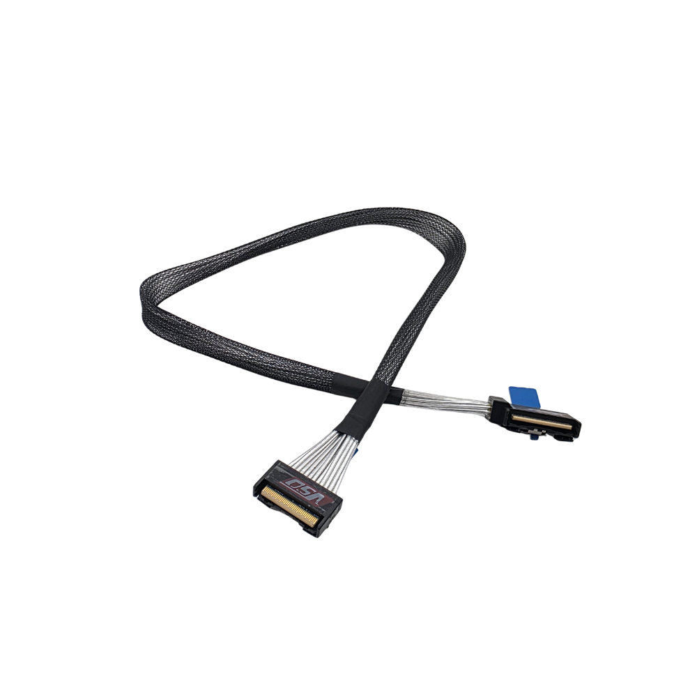 MCIO 8X plug STR to 8X Plug RSE